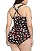 Lalagen Women's Retro Vintage Hollow Out Two Piece Swimwear Set Plus Size Swimsuit