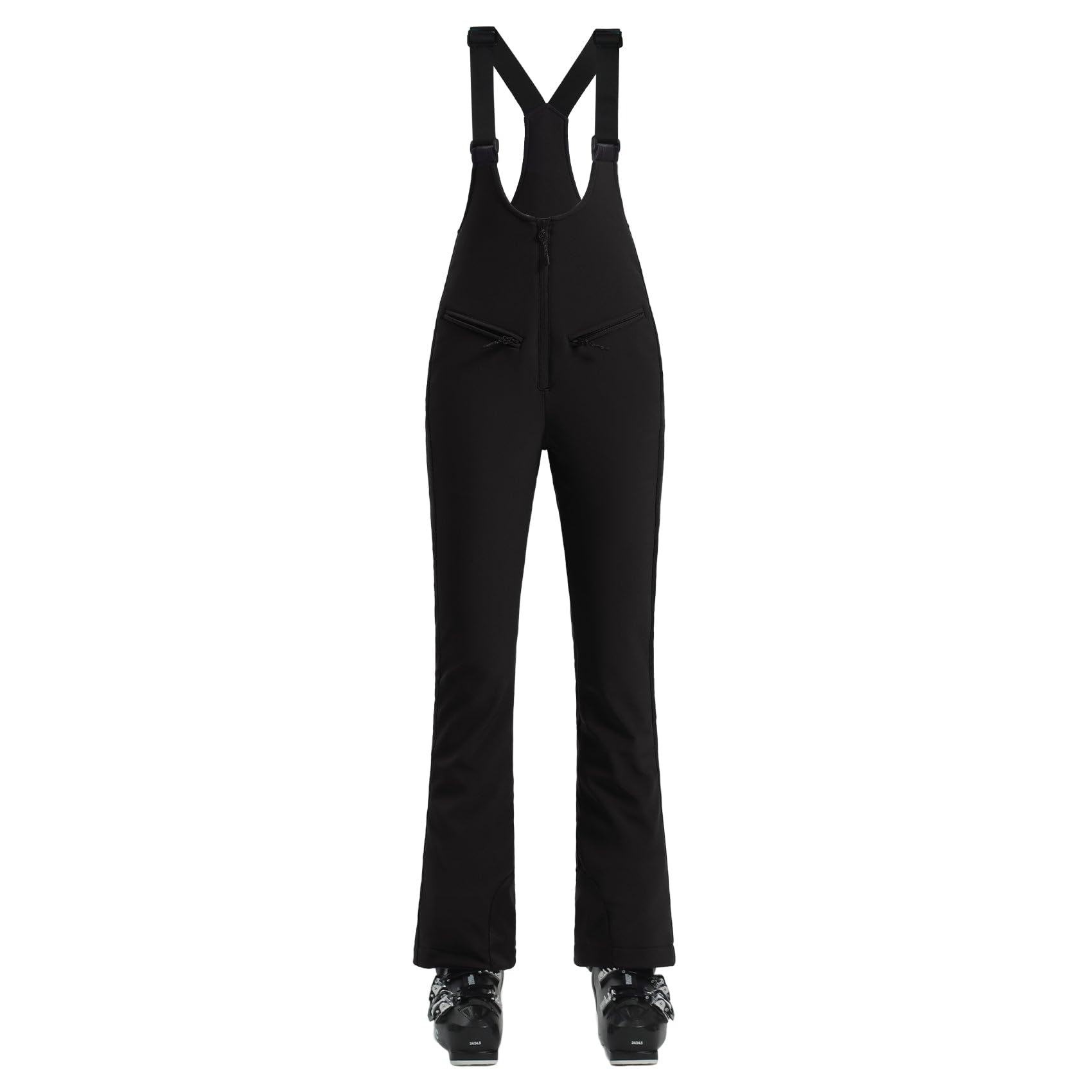 Photo 1 of GSOU SNOW Women Ski Bib Pants Snow Overalls Snowboard Waterproof Windproof Insulated Slim Winter Warm