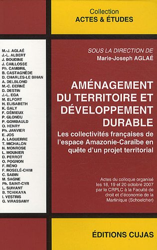 Aménagement du territoire, et développement durable