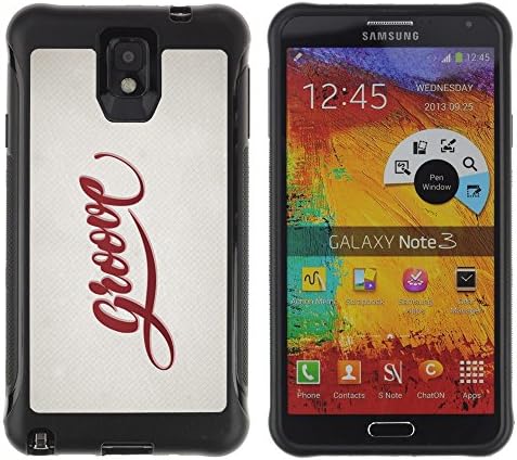 SHIMIN CAO@ Groove Quote Slogan Sign Badge Life Style Rugged Hybrid Armor Slim Protection Case Cover Shell For Note 3 Case ,N9000 Leather Case ,Leather for Note 3 ,Case for Note 3 ,Note 3 case