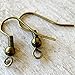 Antique Bronze Earring Making Supply,18mm (3/4