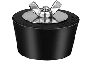 ADKUN 2 1/2 inch Pool Winterizing Plug Premium 2" to 2.5",PVC/Steel Expansion Pipe Plug，Swimming Pool Winter Expansion Plugs with SS Screw, Stainless Steel Bolts