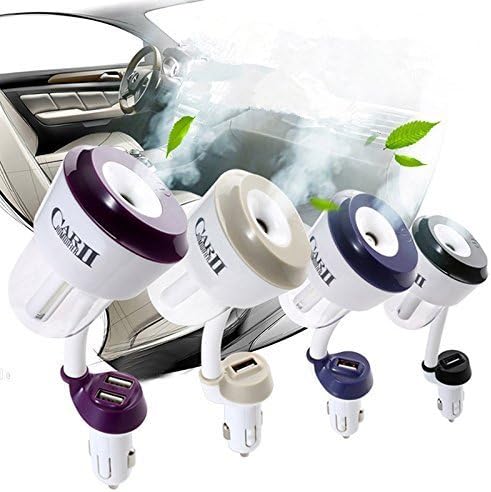 TOPHAVEN Touch Control USB Essential Oil Diffuser Dual USB car humidifier Skin Care Mist Maker