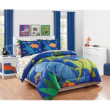 Amazon.com: MK Collection 5pc Twin Comforter Set Dinosaurs