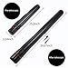 DEWEL Drawing Tube Blueprint Case Telescoping Art Tube Large Plastic Black Storage Tube Expands from 25 to 40 Inches Plastic Waterproof and Light Resistant Poster Tube with Strap