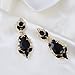 Miraculous Garden Women's Silver Gold Rose Gold Tone Plated Crystal Rhinestone Drop Earrings for Mother's Day