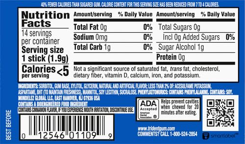 TRIDENT, ORIGINAL, 14-CT