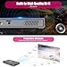 Portable 3D Mini Projector, TOUMEI T5 2019 NEW Upgrade Android 6.0 Video Projector 3D DLP-Link 2400-Lumen Built-in Battery Louder Speaker WIFI Bluetooth HDMI Support 4K Keystone Correction Silver Graythumb 3
