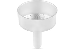wedrink Moka Pot Funnel Filter Replacement for Aluminium Espresso Maker, Filter Basket for Stovetop Espresso Maker(6 Cup)
