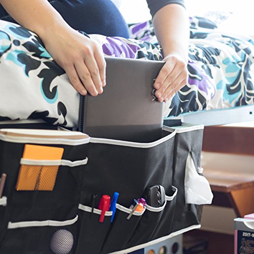 Kozy Designs Dorm Room Essentials Decor Bedside Caddy Organizer - from Veritas Brands