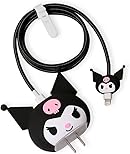 MTYXYTM 3D Cute Cartoon Series Fast Charger Protector for iPhone 14/13/12/11 Pro Max - 18W/20W Fast Charging Cable Head Cover