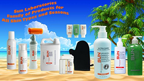 Sun Self Tanning Dark Sunsation Lotion 3 Pc. Set w/ Exfoliant & Maintainer