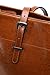 Iswee Shoulder Handbags Top Handle Satchel Work Bags Purse for Women (Horizontal Version-Brown)