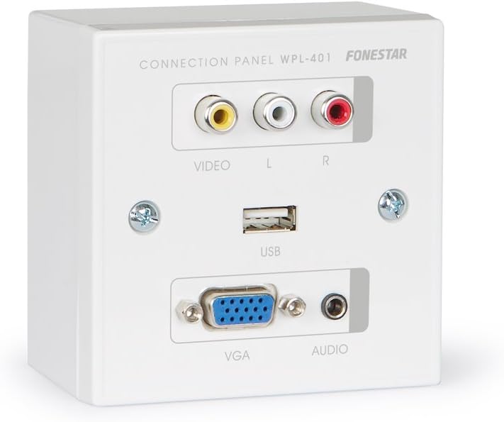 CAJA DE CONEXION DE PARED FONESTAR WPL-401: Amazon.es: Electrónica