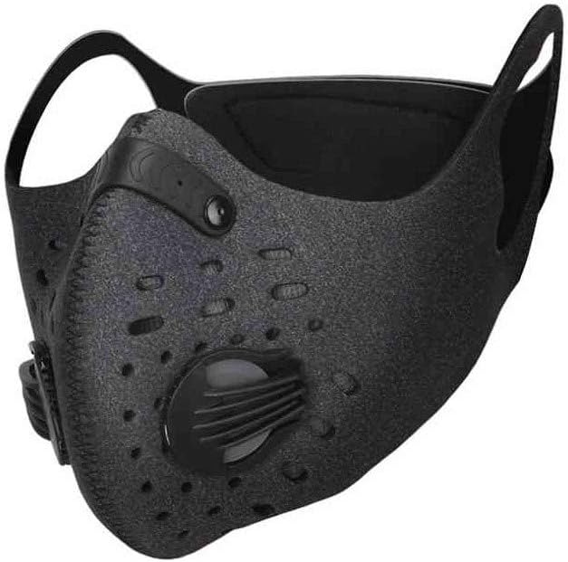 Dust Mask Activated Carbon, [N99 Filter Standard] Air Filter Respirator Dustproof Masks for Allergens, Pollution, Particle, Pollen, Smoke Woodworking Cycling Running (1 Filter, Dark Grey)