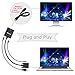 Brisk Links VGA to HDMI Adapter Converter, Output 1080P HD Video Cable with Audio Support for TV/AV/HDTV - Includes Bonus High Speed HDMI Cable