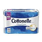 Cottonelle CleanCare Family Roll Toilet Paper, Bath Tissue, 36 Rolls