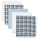 Pierre Cardin Handkerchief in Black Lined Gift Box (5 Pack Assorted Patterns 2, 16