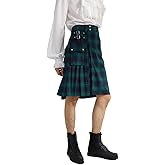 Lioop Scottish Mens Kilt Traditional Highland Tartan Utility Kilt