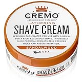 Cremo Lathering Shave Cream, 5 Ounce