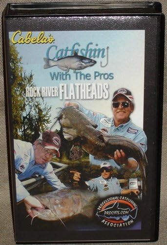 Cabela's Catfishing with the Pros Rock River Flatheads, Cat Fishing Assocation Video, VHS