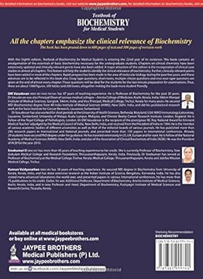 Textbook of Biochemistry for Medical Students