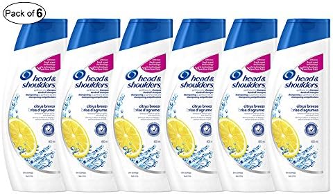Head & Shoulders Citrus Breeze Scent Shampoo -400 ml (Pack of 6)