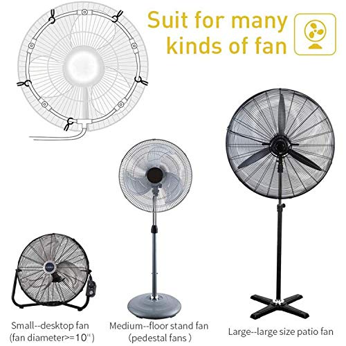 Outdoor Misting Fan Kit for a Cool Patio Breeze,Water Mister Spray for