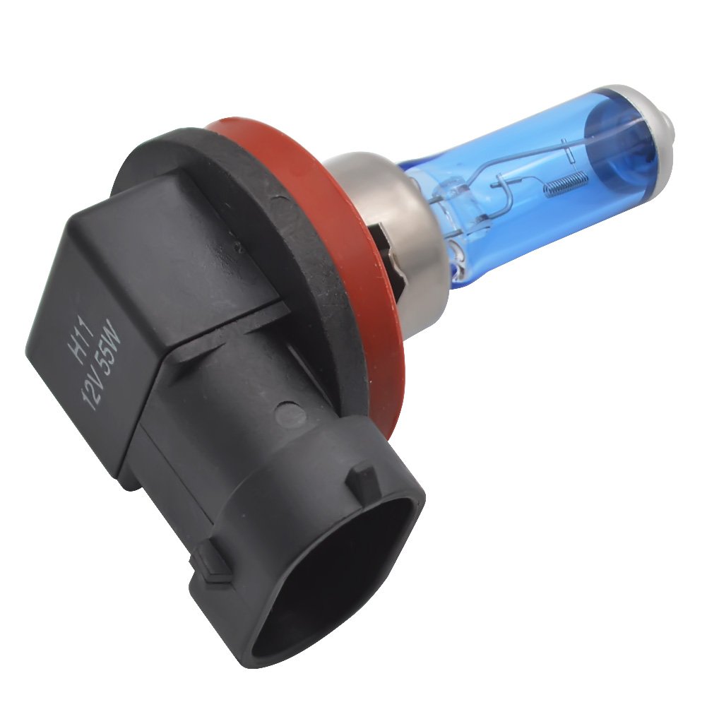 LncBoc H11 Halogen Headlight Headlamp 55W Vehicle Super Bright Replacement for Car Auto 4300K Warm White H11 Pack of 2