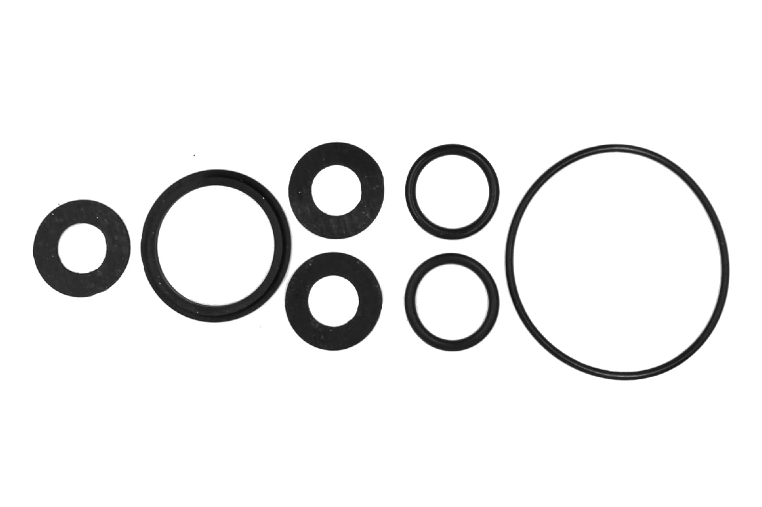 Online Trade Counter Lay Z Lazy Spa Compatible Rubber Seal Set - 7-Piece Kit with Blower A, B/C Coupling, Filter Nut & Pump O Rings - Heavy Duty OEM Replacement Hot Tub Accessories for Leak Repair