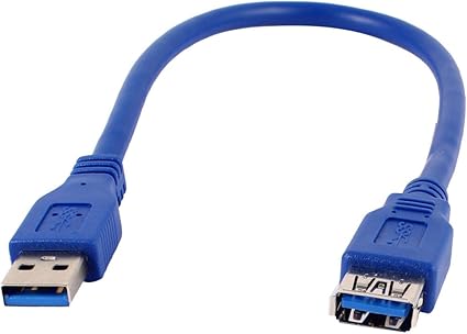 Amazon Uxcell Usb3 0延長ケーブル Usb3 0 Aタイプ メス オス プラグ延長ケーブル 30cm ブルー Uxcell Usbケーブル 通販