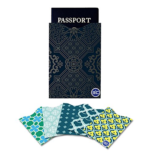 Credit Card Sleeves, I3C Anti-Theft RFID Blocking Credit Card Sleeves Holder Protector Passport Holder Protector Sleeves (5 RFID Credit Card Sleeves, 1 RFID Passport Sleeves)
