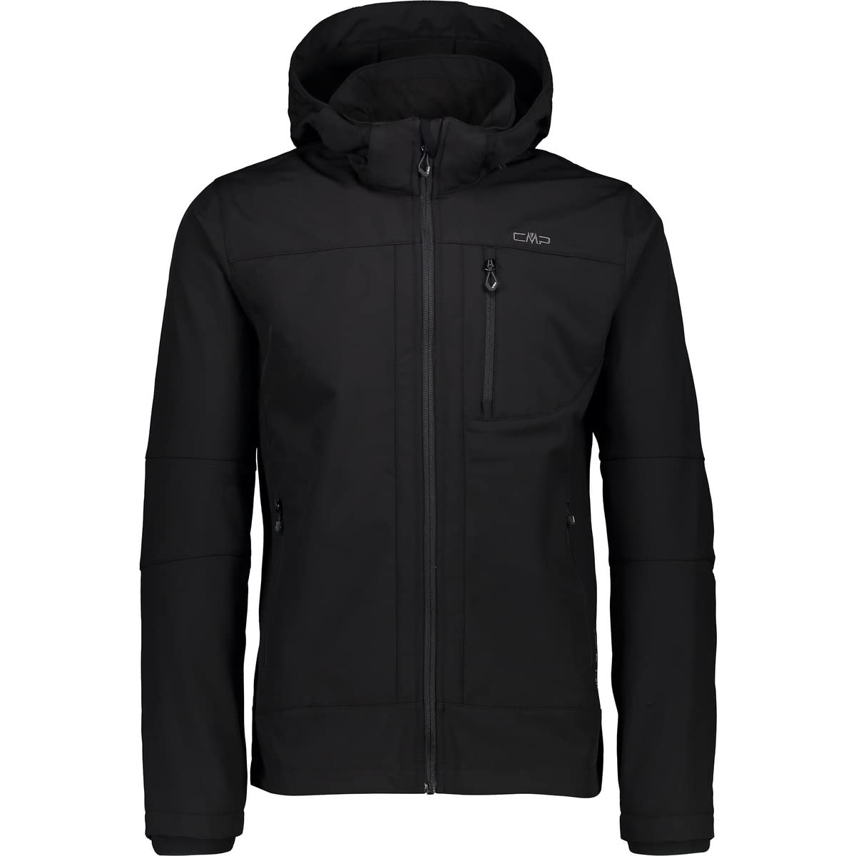 CMP - Man Jacket Zip Hood, Black, 58