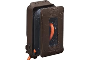 TAYMAC ML500 Single-Gang Mount 16-in-1 Flat Nonmetallic Weatherproof Vertical/Horizontal, 1-Pack, Bronze