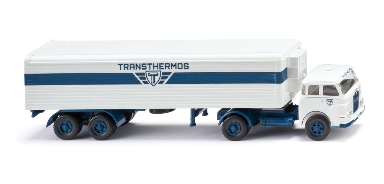 Wiking Transthermos 0556 02 H0 Man Refrigerated Box Trailer Break Jaw