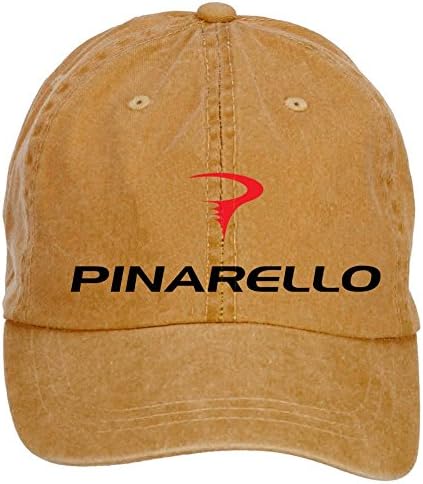 ZLXWQH SHOW Pinarello Bicycle Logo Cotton Washed Baseball Cap Velcro Adjustable One Size ColorName Hat Cap