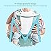 Kidsidol Baby Carrier 4-in-1 Ergonomic Baby Wrap Carrier Comfortable for 0-36 Months Newborn to Toddler (Turquoise)