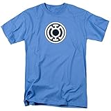 Officially Licensed DC Comics Blue Lantern Symbol T-Shirt, XL