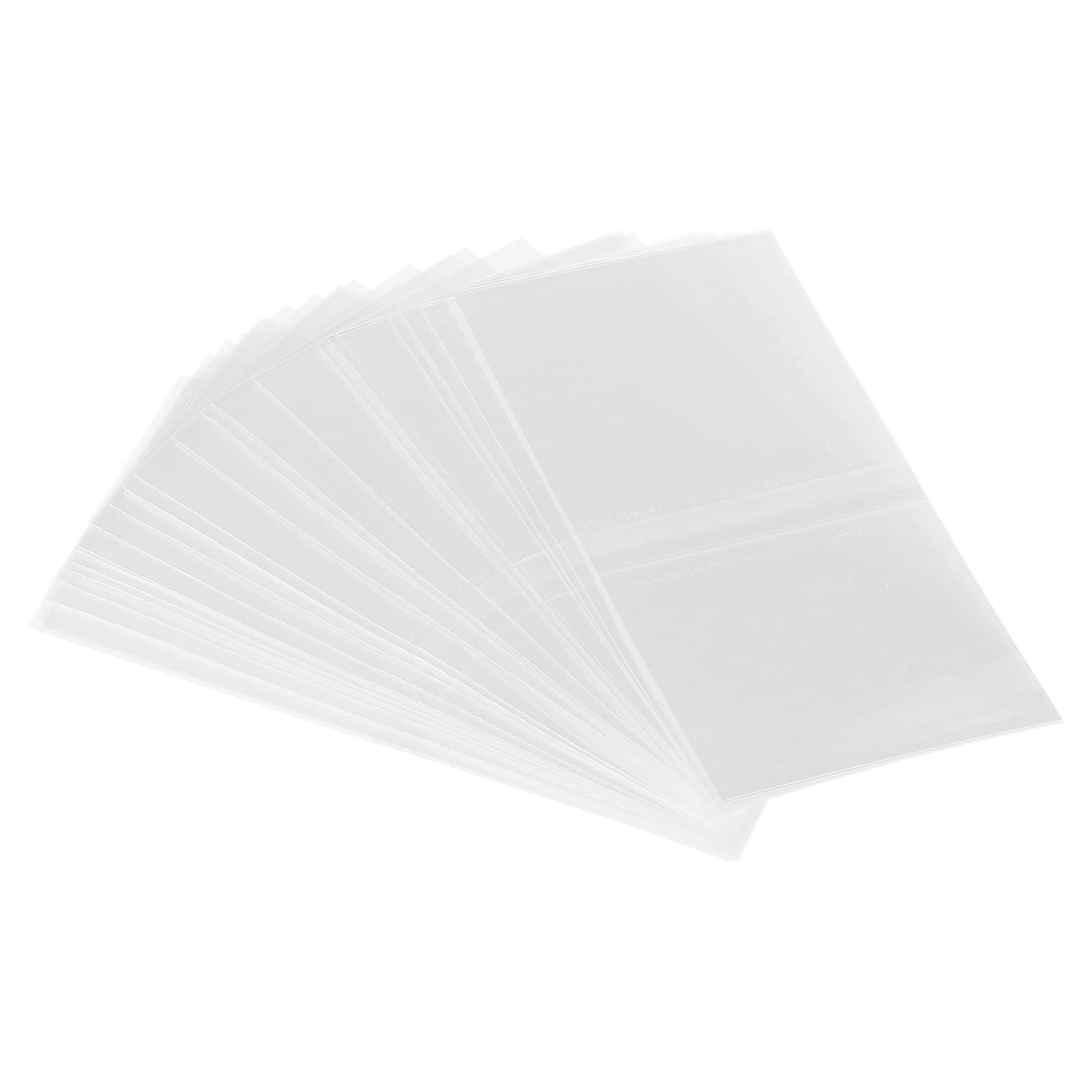 PATIKIL 82x40mm Perforated Shrink Bands, 400 Pack PVC Heat Shrink Wrap Band Fits Cap Diameter 1.85 to 2.01 Inch for Jars Cans, Clear