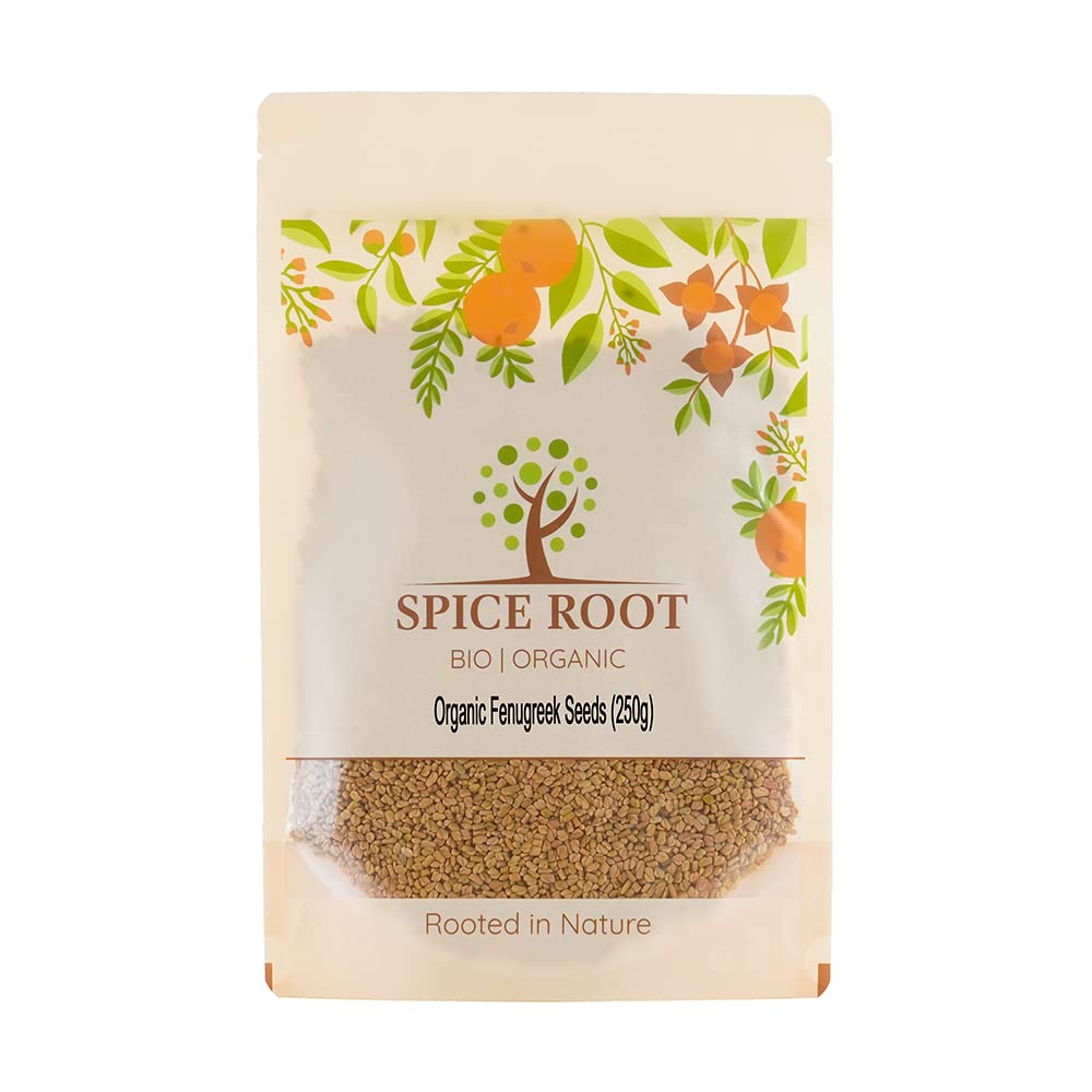Organic Fenugreek Seeds 250g (Methi Seeds) - Certified Organic