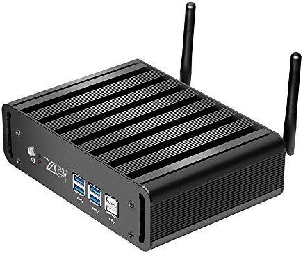 XCY Mini Core i3-6100U With Fan Mini Computer 2.3 GHz,4K UHD, Dual Core Four Threads Support Windows 8/10/Linux /Ubuntu System With VGA +HDMI (8G RAM 128G SSD,WI-FI)