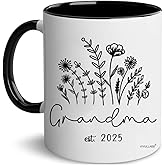Vivulla68 Promoted To Grandma 2025 Mug, Promoted To Grandmas Mug, First Time Grandma Est 2025 Gifts, 1st Time Grandmas Gifts, Baby Announcement Gift For Granny, You're Going To Be Grandmother