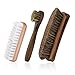 Foloda Shoe Brush with Horsehair Bristles,Dauber Suede Brush for Leather, Boot primary