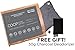 Coop Home Goods - Natural Moso Bamboo Charcoal Air Purifying Bag 550g - Air Freshener Deodorizer Odor Eliminator for Home, Garage, Cars, Pet Area, Closets, Office - Free 30g Travel Sachet