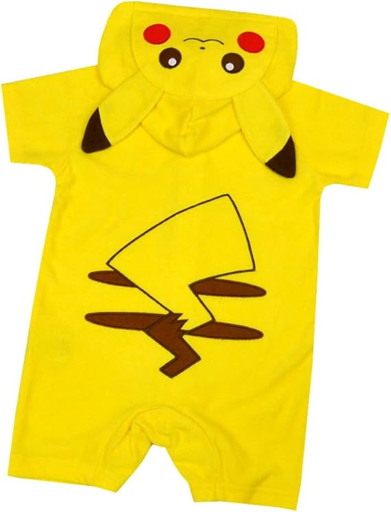 Amazon Co Jp カーバーオール ポケモン ピカチュウ ポケットモンスター 変身なりきり ロンパース Yp 90cm ピカチュウ 服 ファッション小物