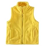 Yanzi6 Unisex-baby Super Soft Fleece Warmth Vests Zipper Pocket