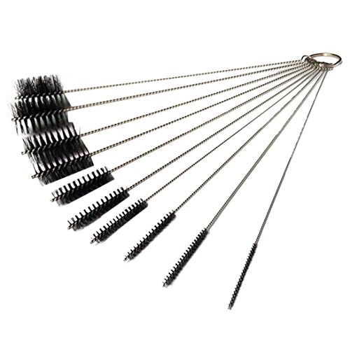 Botrong 10 Pieces Multi-Functional Tools Brush Spray Brush (Black)
