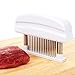 SHENshow 48 Stainless Steel Blades / Needles / Piercing Spikes Meat Tenderizer, Loose Meat Needles for Vension, Pork, Veal, Fish, Lamb, Chicken, Steak & Other Meats, White Color