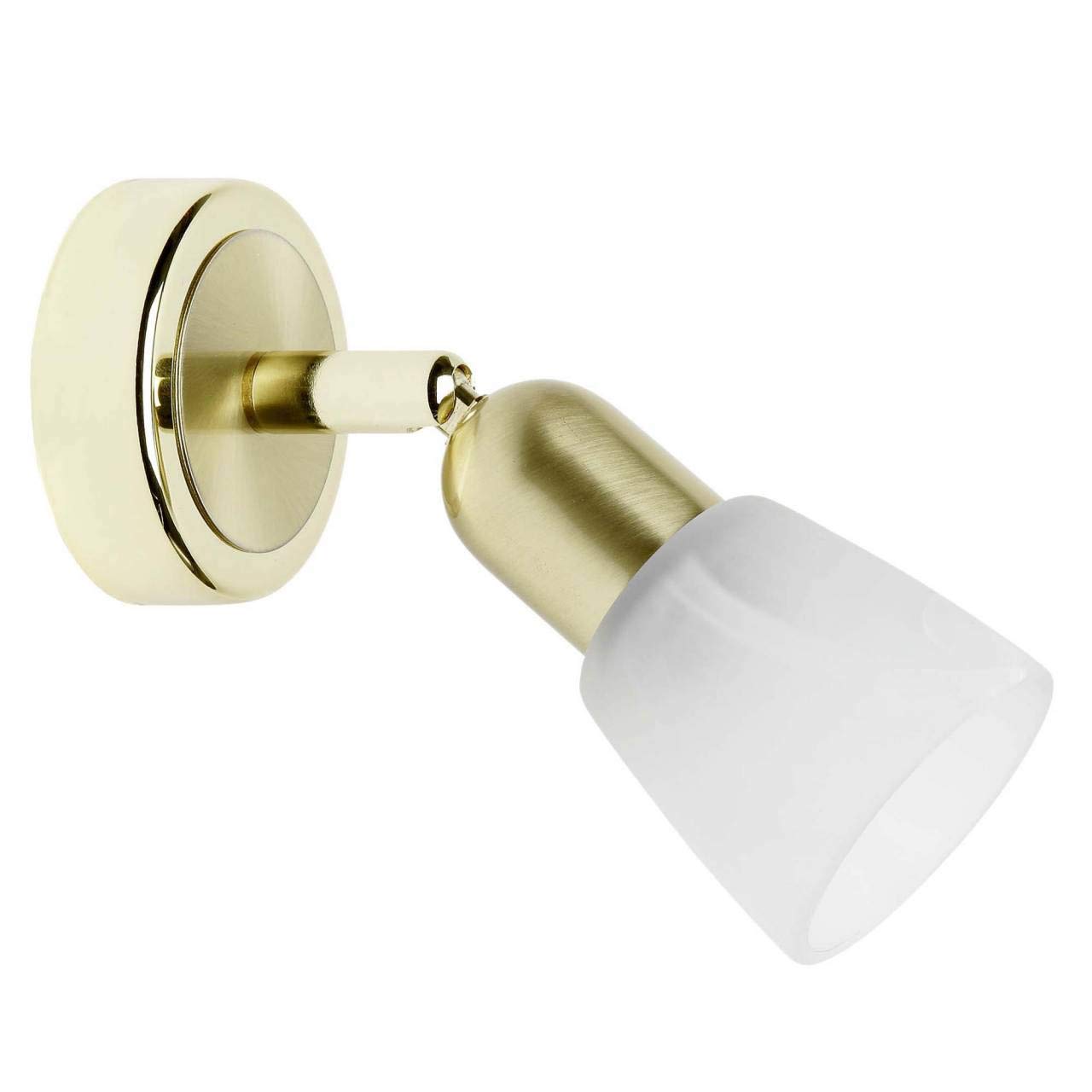 Brilliant Sofia 55310/18 Wall Spotlight Brass/Alabaster