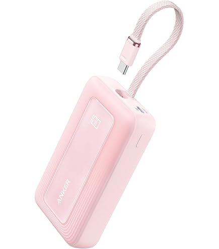 Anker Mag Go Power Bank ピンク 10000mAh Amazon.com: Anker MagGo Power Bank, Ultra-Slim 10,000mAh Magnetic